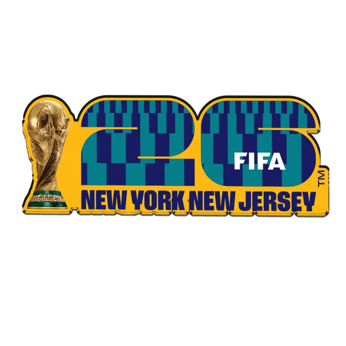 2026 WORLD CUP HOST CITY NEW YORK/NEW JERSEY MAGNET