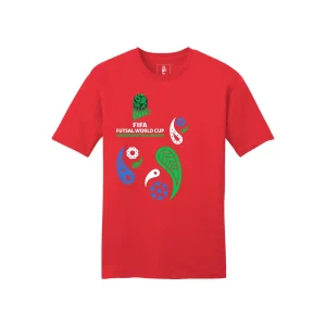 FIFA FUTSAL WORLD CUP UZBEKISTAN 2024? RED PEPPER T-SHIRT - UNISEX