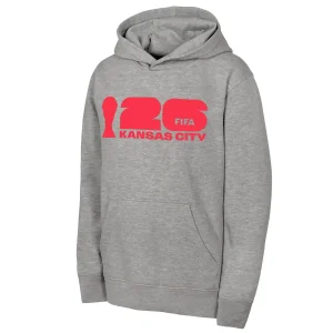 2026 WORLD CUP KANSAS CITY GREY HOODIE - UNISEX