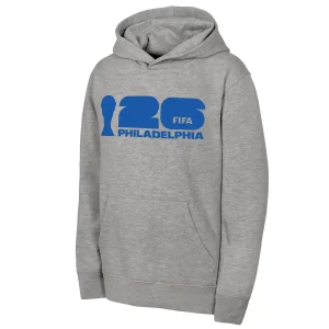 2026 WORLD CUP PHILADELPHIA GREY HOODIE - UNISEX