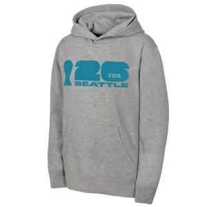 2026 WORLD CUP SEATTLE GREY HOODIE - UNISEX