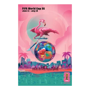 2026 WORLD CUP MIAMI HOST CITY POSTER