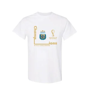 2022 WORLD CUP WINNERS T-SHIRT WHITE - MEN'S