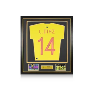 OFFICIAL LUIS DIAZ SIGNED JERSEY - COLOMBIA 2021-22